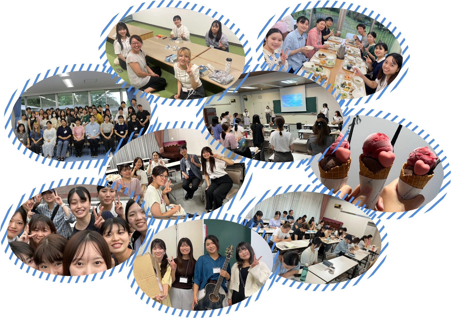 バイブルキャンプレポートの様子